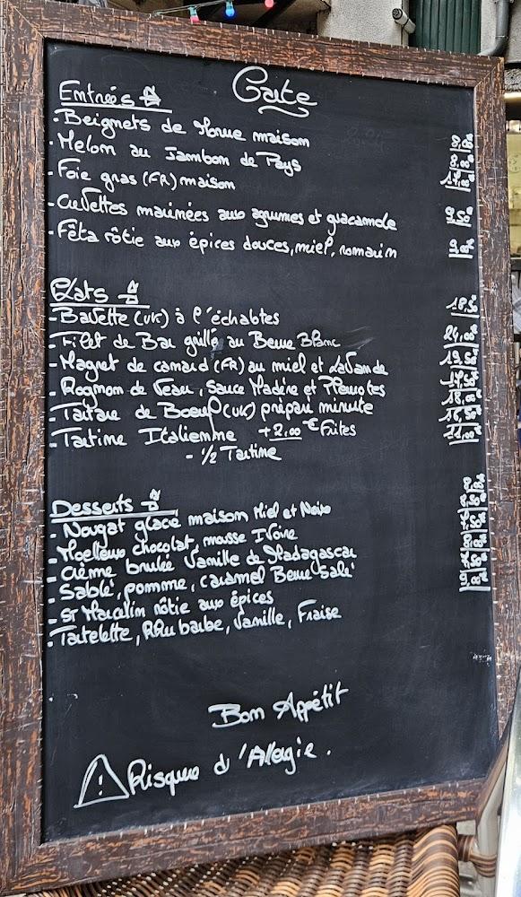 L'Auberge des Sources - Menu Image 3